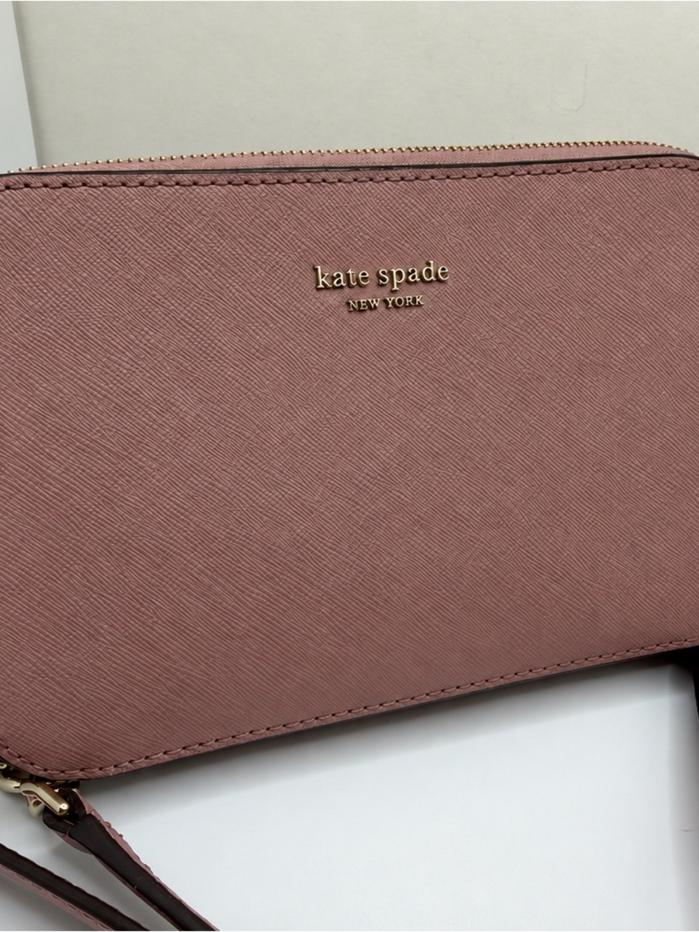 Beautiful Kate Spade Cameron Double Zip Small Crossbody-Dusty Peony color